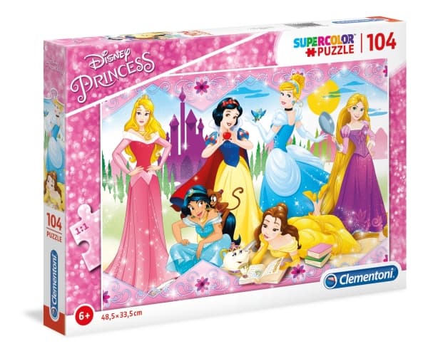 Clementoni Disney Princess, 104 kpl, Sarjakuvat, 6 vuosi/vuosia