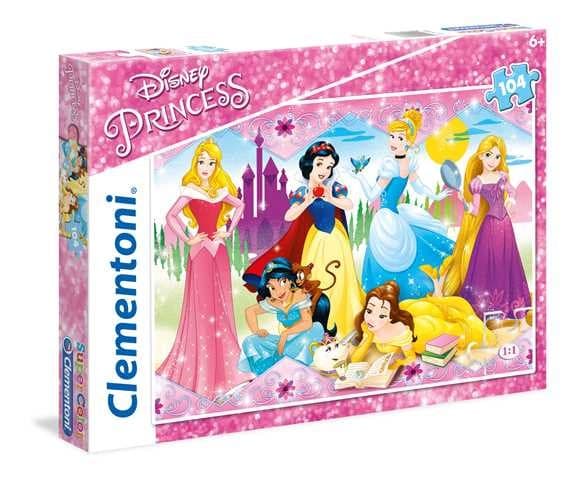 Clementoni Disney Princess, 104 kpl, Sarjakuvat, 6 vuosi/vuosia