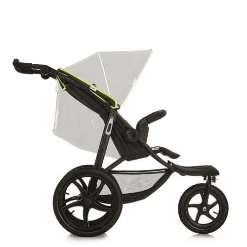 Juoksurattaat Runner, Black/Neon, Hauck