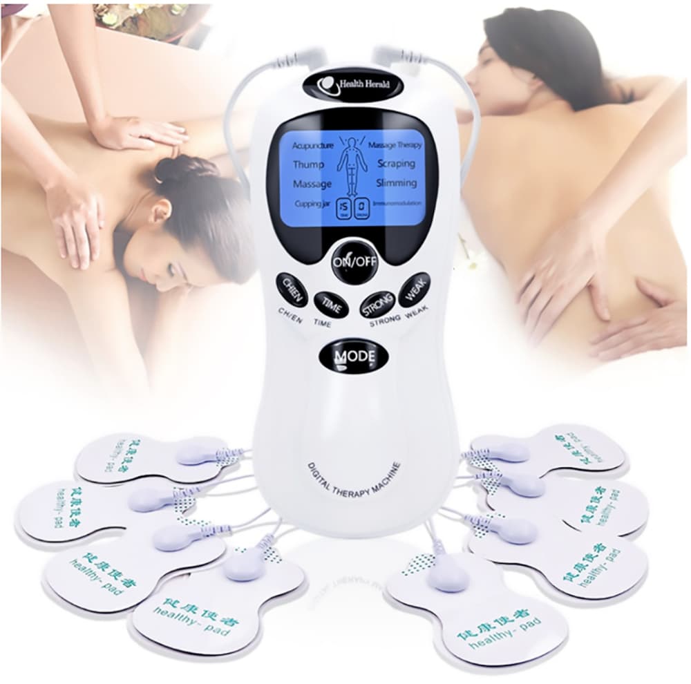 TENS, EMS og massageapparat 3 i 1 til smerter, smerter og spænding