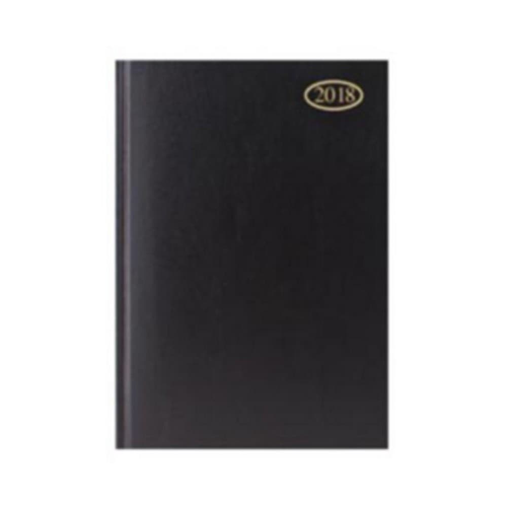 Tallon 2018 A4 DAP Black Hardcase Desk Diary