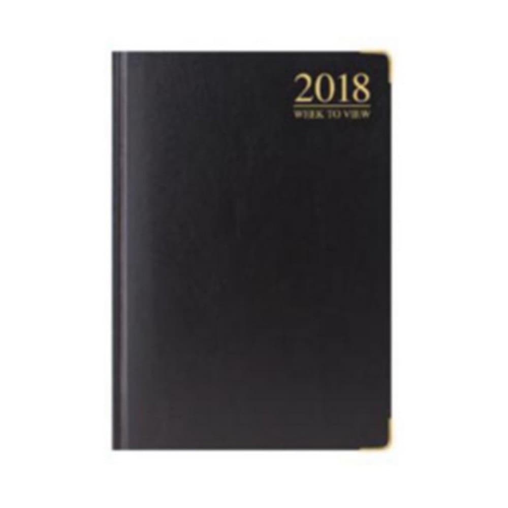 Tallon 2018 A5 WTV Black Contract Padded Diary