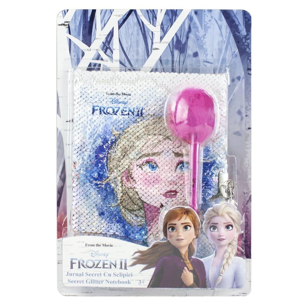 Frozen 2, Dagbok med Penna - Paljetter
