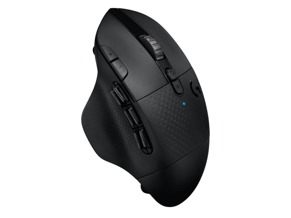 Logitech Gaming Mouse G604 - Mus - optisk - 15 knapper - trådløs - Bluetooth, LIGHTSPEED - Logitech LIGHTSPEED-mottaker - svart