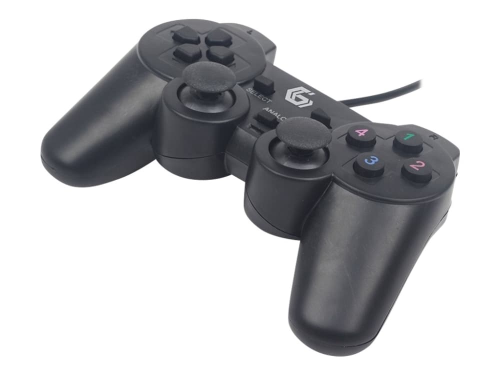 GEMBIRD JPD-UDV-01 - Spelkontroll - 10 knappar - kabelansluten - för PC