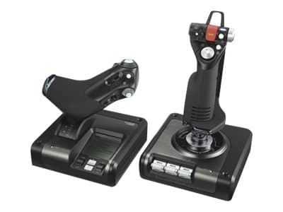 Logitech X52 Professional H.O.T.A.S. - Joystick og gasspedal - kablet - for PC