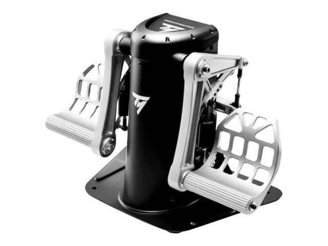 Thrustmaster TPR Rudder, Flykt Sim, PC, Analog, Kabel, USB, Svart, Silver