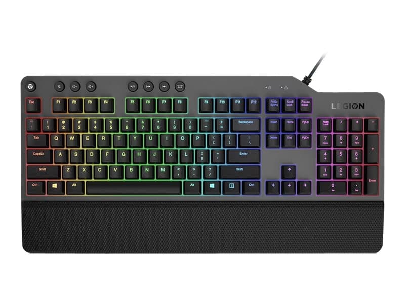 Lenovo Legion K500 Tastatur Bakgrunnsbelyst Usb Nordisk Svart Jerngra For Flex 15 Ideapad 3 Cb 14igl05 Legion 5 15imh05 T5 28imb05 Y Cdon