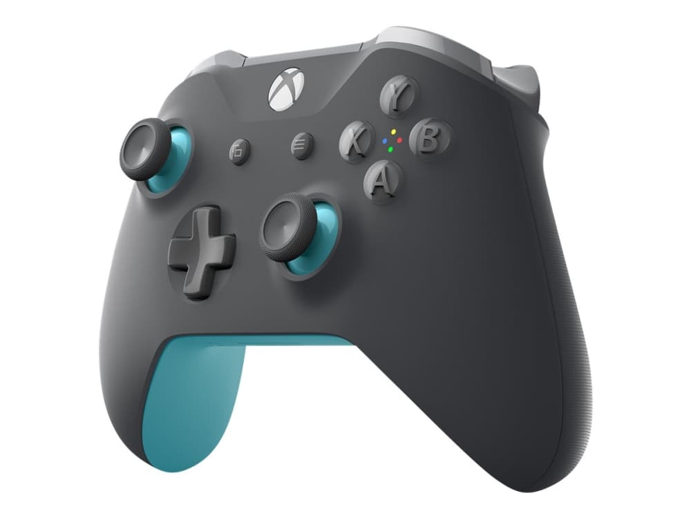 Microsoft Xbox Wireless Controller - Spelkontroll - trådlös - Bluetooth - grå, blå - för PC, Microsoft Xbox One, Microsoft Xbox One S, Microsoft Xbox