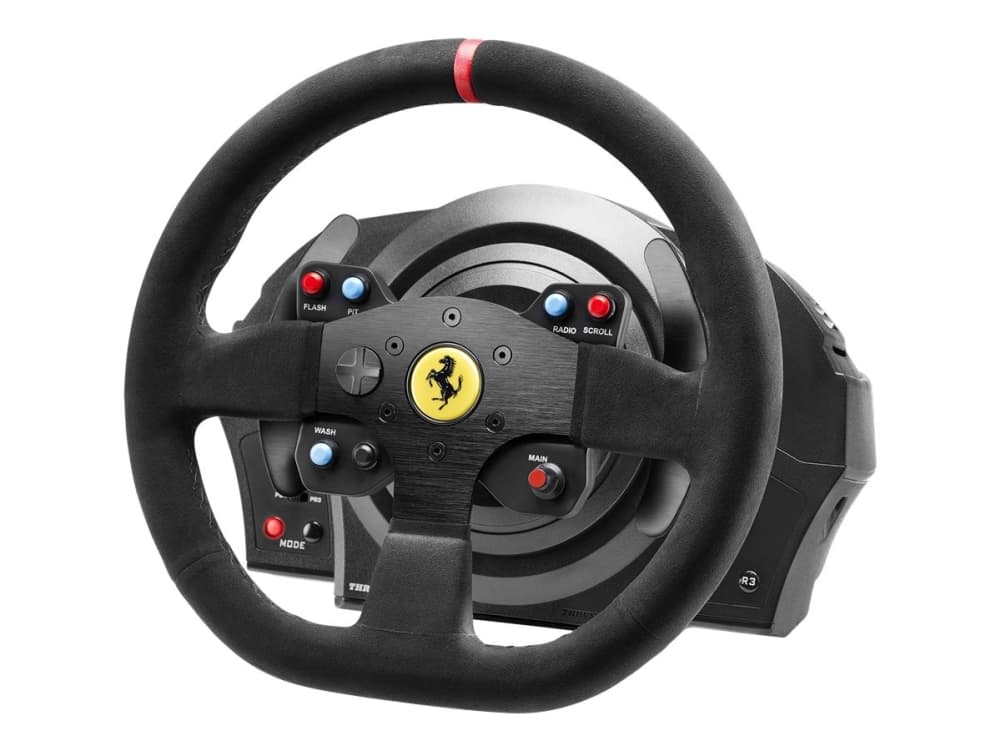 Thrustmaster Ferrari T300 Integral Racing - Alcantara - hjul- og pedalsett - kablet - for PC, Sony PlayStation 3, Sony PlayStation 4