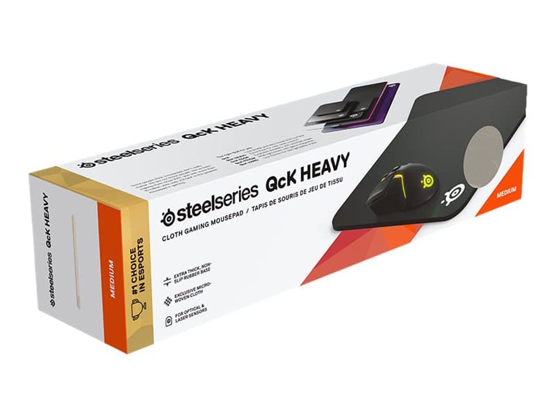 SteelSeries QcK heavy medium - Musmatta - svart