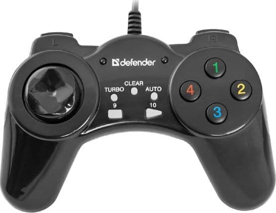 Gamepad Defender Gamepad Defender Vortex, 13 button, USB, black, vibrating, Windows 2000/XP/Vista/7/8/10