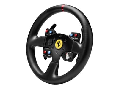 Thrustmaster Ferrari 458 Challenge Wheel Add-On, Ohjauspyörä, PC, Playstation 3, D-pad, Langallinen, USB 2.0, Musta