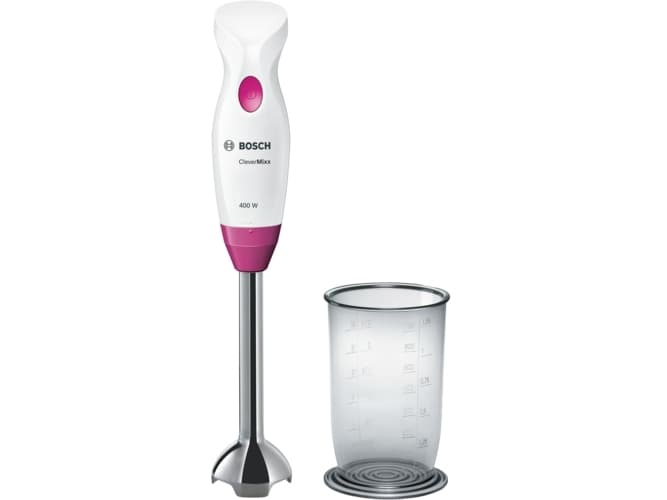 Bosch MSM2410PW, Knappar, Stavmixer, Lila, Vit, Plast, Rostfritt stål, Plast, Rostfritt stål