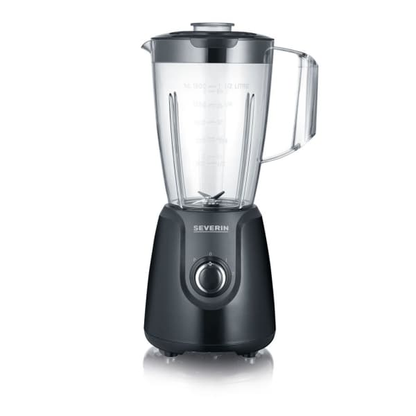 Severin SM 3707, Bänkmixer, 1,5 l, Pulsfunktion, Iskrossning, 600 W, Svart