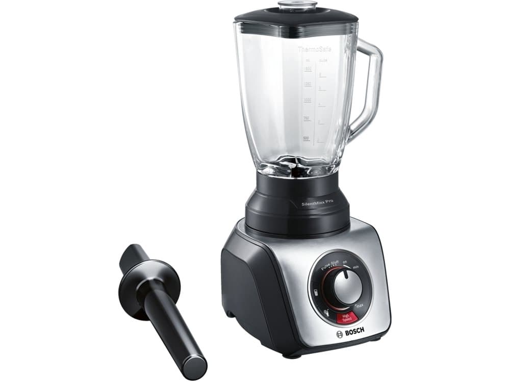 Bosch SilentMixx Pro, Bord juicepresse, 2,3 l, Pulsfunksjon, Isknusing, 900 W, Svart, Rustfritt stål