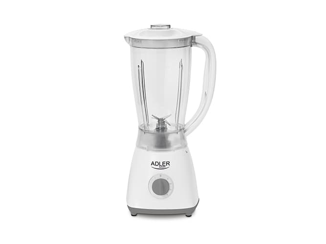Adler AD 4057, Rotations-, 1,5 l, Stavmixer, Grå, Transparent, Vit, Plast, Rostfritt stål