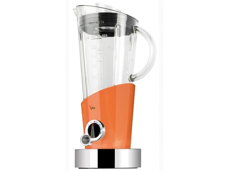 Bugatti Italy Vela, blender, Orange, Rustfrit stål, Transparent, Glas, 400 W, Strøm, 220 - 240 V
