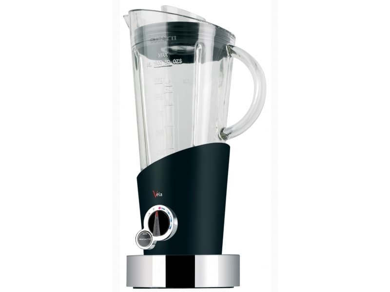 Bugatti Italy Vela, Bord juicepresse, Svart, Rustfritt stål, Gjennomsiktig, Glass, 400 W, AC, 220 - 240 V