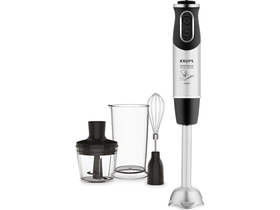 Krups Steffen Henssler Special Edition 6568 HZ, Hand Blender (silver / dark gray)