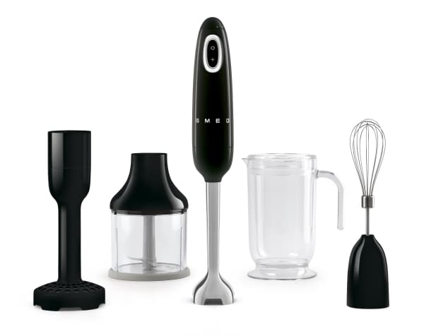 Smeg HBF02BLEU, Stavmixer, 1,5 m, 700 W, Svart