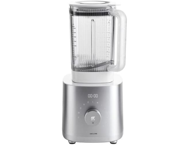 ZWILLING ENFINIGY Blender, Pöydällä pidettävä tehosekoitin, 1,8 L, Syke-toiminto, Jäänmurskaus, 1600 W, Hopea