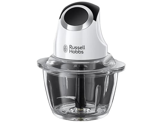 Russell Hobbs Horizon, 0,5 l, Transparent, Vit, Glas, Rostfritt stål, Knappar, 200 W