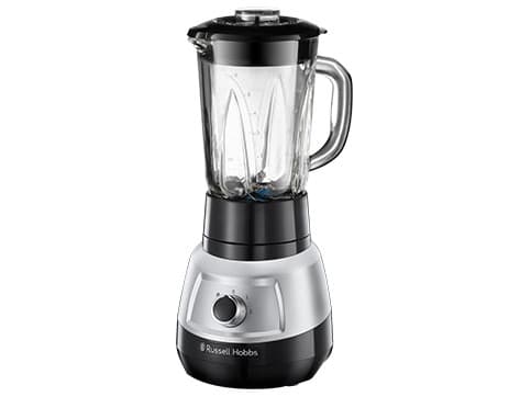 Russell Hobbs Velocity, Bänkmixer, 1,5 l, Pulsfunktion, 750 W, Svart, Rostfritt stål, Transparent