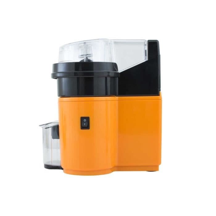 KITCHENCOOK - SPEEDO_ORANGE - Dobbelt Citrus Juicer med orange papirmassefilter - Sort + orange