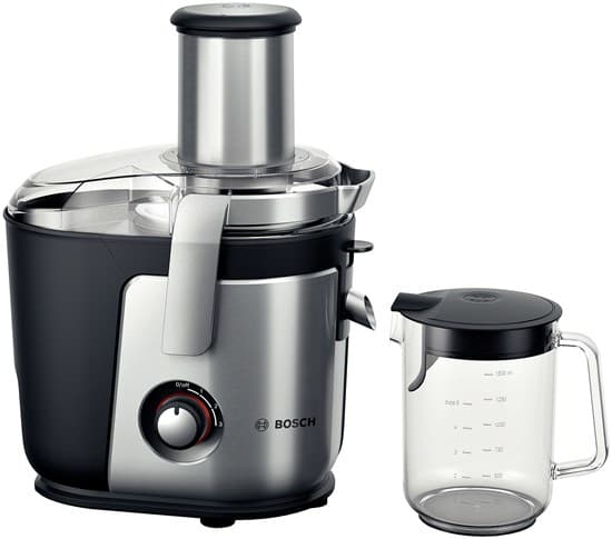 Bosch MES4010, Juicecentrifug, Svart, Silver, Trappstege, 3 l, 1,5 l, 8,4 cm