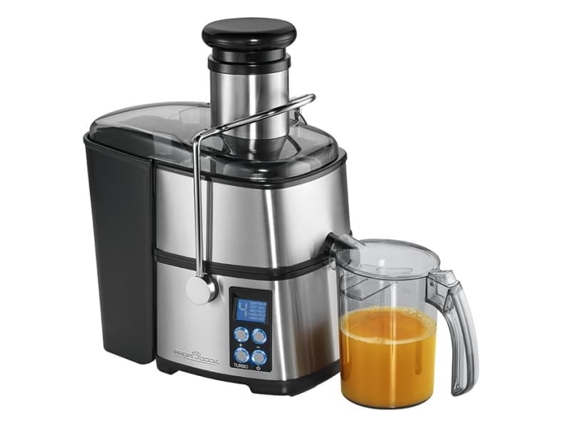 ProfiCook AE 1070, Juicepress, Rostfritt stål, 18000 RPM, 1,6 l, 1 l, 7,5 cm