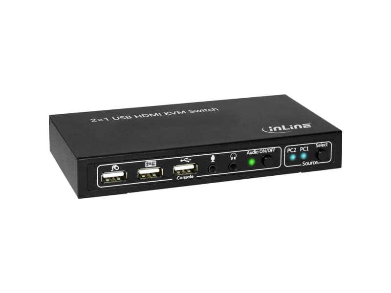 InLine 62602I, USB, USB, HDMI, USB A, USB Type-A,USB Type-B, 3840 x 2160 piksler