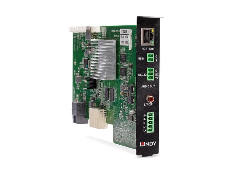 Lindy 38354, HDBaseT 2.0, Svart, 18 Gbit/s, 3840 x 2160 piksler, 23,3 mm, 126,6 mm