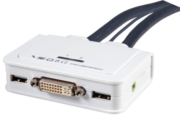 EFB Elektronik EB978, USB, USB, DVI-D, 1920 x 1200 pixlar, Vit, Plast