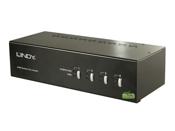 Lindy 39303, USB, USB, DVI-I, 2560 x 1600 piksler, Svart