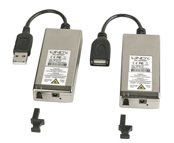 Lindy 42702, Network transmitter & receiver, 200 m, Fiber, LC, Grå, 8 cm