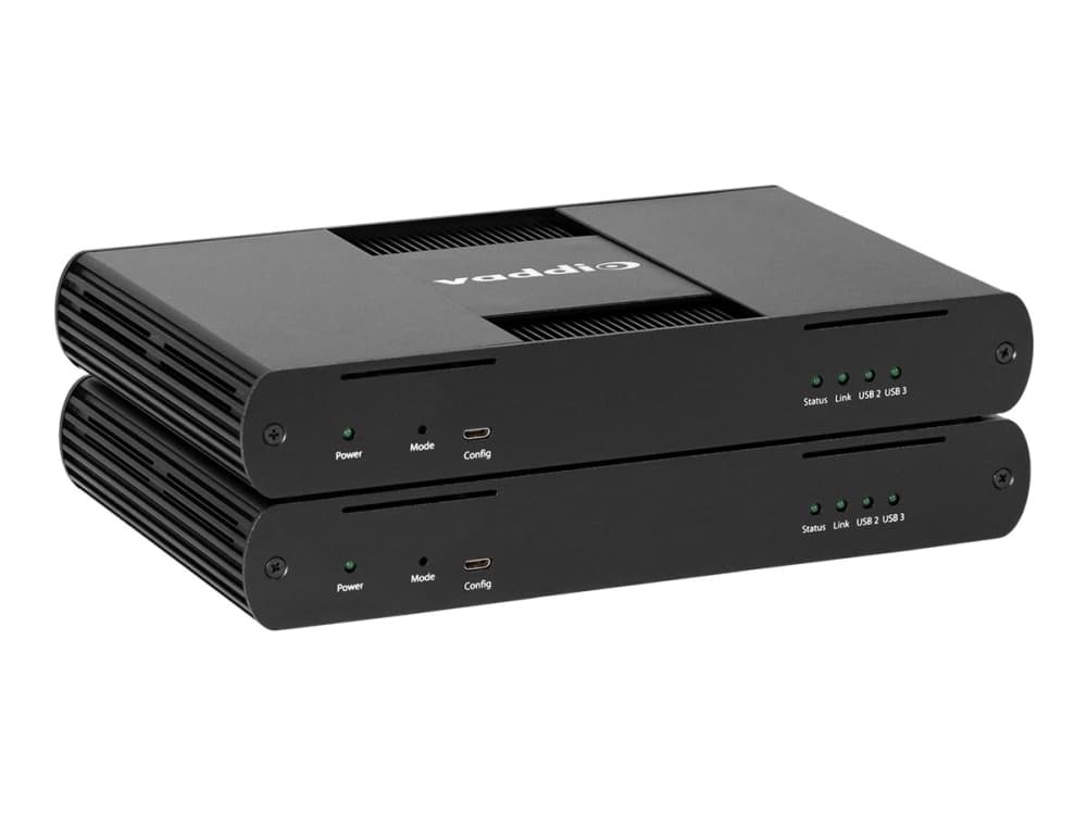 Vaddio USB 3 Extenders - Local Extender (LEX) and Remote Extender (REX) modules - USB-utvider - GigE, USB 3.1 - 4 porter - opp til 100 m
