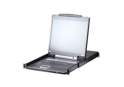 Aten CL5716IN-ATA-2XK06FG, 1920 x 1200 piksler, WUXGA, Rack-montering, 1U, Sort