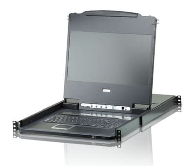 Aten CL6708MW, 1920 x 1080 piksler, Rack-montering, 1U, Sort