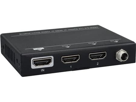 Vivolink VLHDMISP1X2, HDMI, 2x HDMI, 1.4/2.0, 3840 x 2160 pikseliä, Musta, Metalli