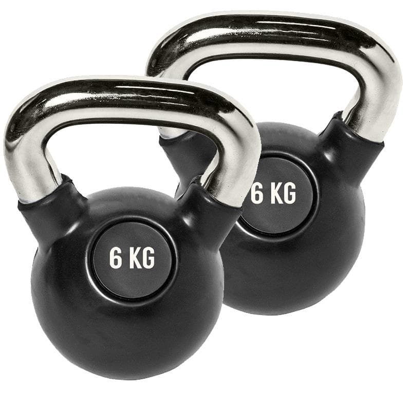 2 st Frontier Kettlebell 6 kg Crome Handle