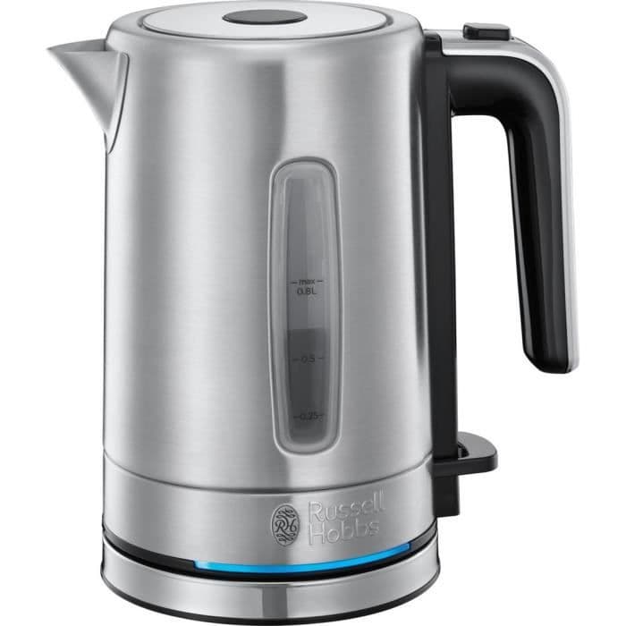 RUSSEL HOBBS 24190-70 - Compact kedel - børstet rustfrit stål 0,8L - 2200 W