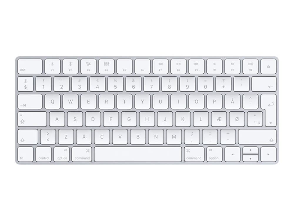 Apple Magic Keyboard - Tangentbord - Bluetooth - dansk - för 10.2-inch iPad; 10.5-inch iPad Air; iPad mini 5; iPhone 11, XR, XS, XS Max
