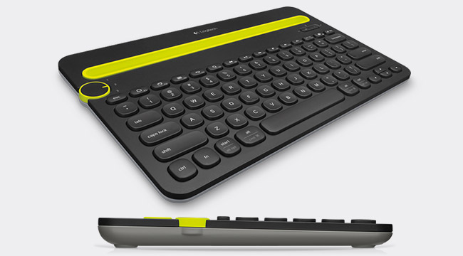 Logitech Multi Device K480 Tastatur Bluetooth Nordisk Logitech K480 Bluetooth Black Nordic Tastatur Nordisk