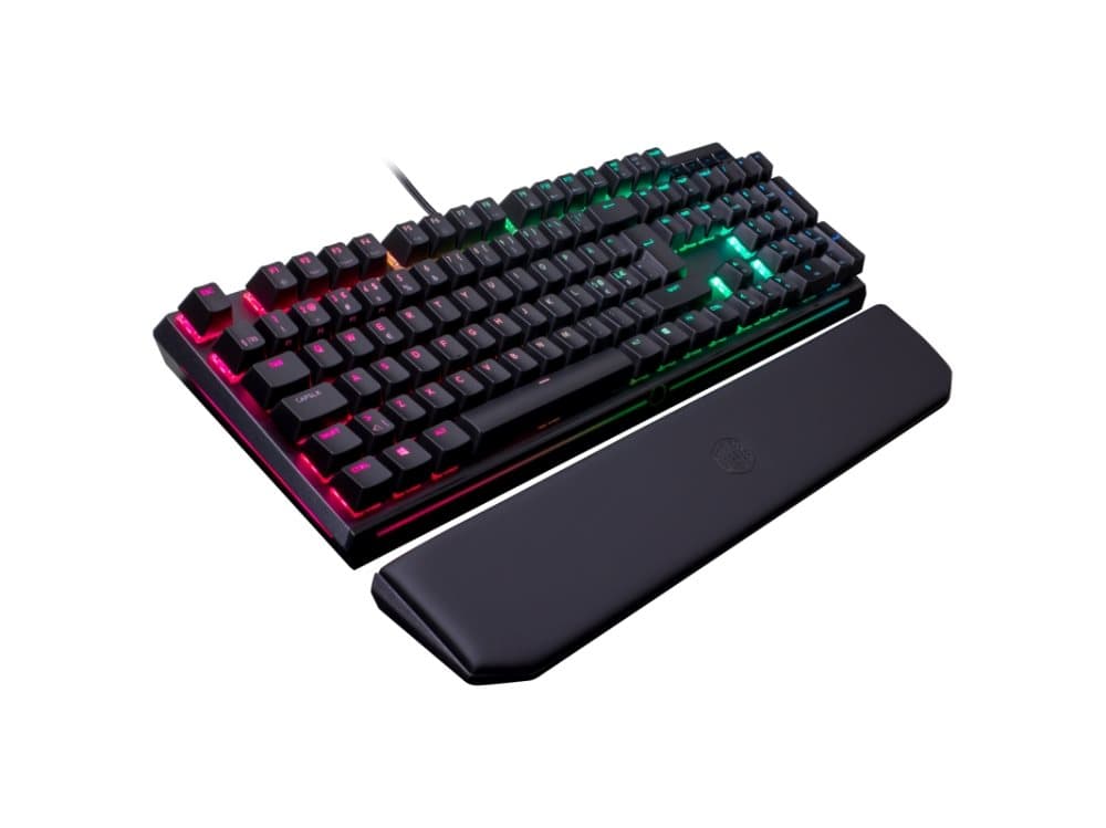 Cooler Master MasterKeys MK750, Kabel, USB, Mekaniska tangentbrytare, QWERTY, RGB LED, Svart