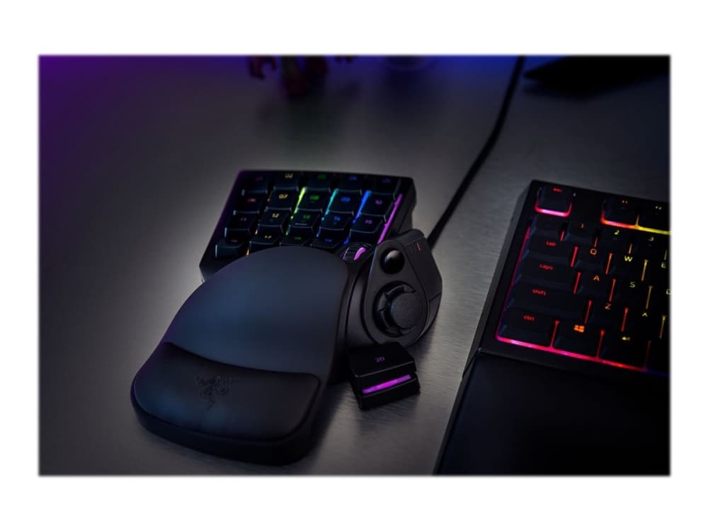 Razer Tartarus V2 - Tastegruppe - med rullehjul, 8-way directional thumbpad - bakgrunnsbelyst - USB