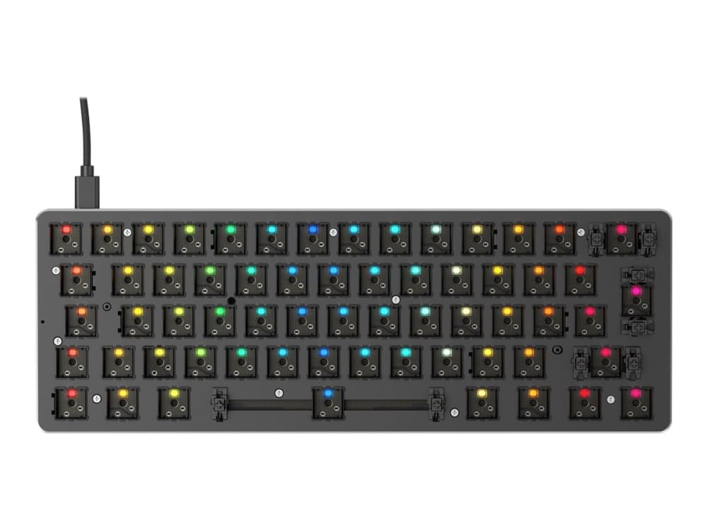 Glorious GMMK Compact ISO - Customized - Tangentbord - bakgrundsbelysning - USB