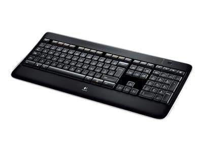 Logitech Wireless Illuminated Keyboard K800 - Tastatur - bakbelysning - trådløs - 2.4 GHz - US International