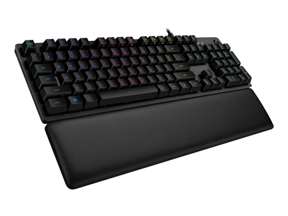Logitech Gaming G513 - Tastatur - backlit - USB - AZERTY - Fransk - tastsvitsj: GX Brown Tactile - karbon