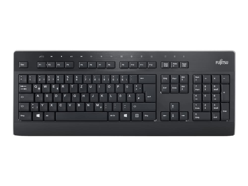 Fujitsu KB955 - Tangentbord - USB - amerikansk - för Celsius H7510, J5010, W5010; ESPRIMO D7010, D9010, G9010, K5010/24, P9910, Q7010
